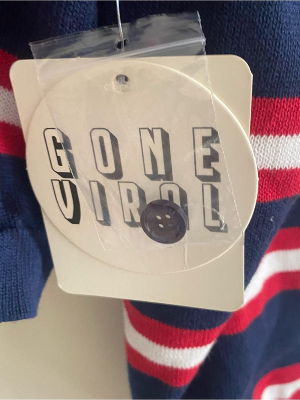 Striped Rugby Polo Sweater - Picture 3 of 9